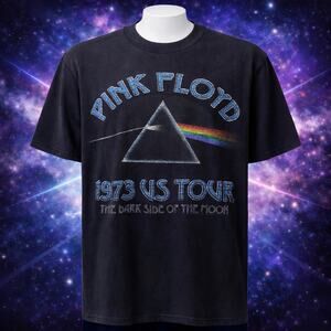 VTG Alstyle Pink Floyd 1973 US Tour Alstyle Graphic SS Shirt M